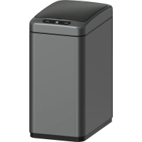 Ведро для мусора TC-020408-07/сенсорное/прямоугольное/Graphite/8л (KR5590)